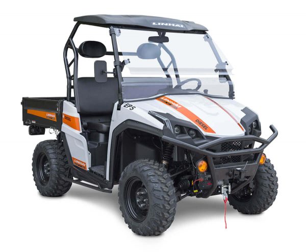 Linhai_utv_diesel_white_predobok_front_side